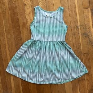 Girls 100% Cotton Knit Sun Dress Summer Vacation Tank Play Dress